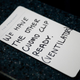 A note for US President Donald Trump regarding a clip of New York Governor Andrew Cuomo sits on a ledge as he speaks during a Coronavirus Task Force press briefing at the White House in Washington, DC, on April 19, 2020.
